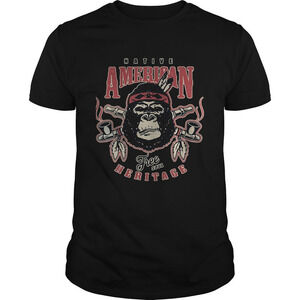 Gorilla Native American Free Soil Heritage Art T-Shirt